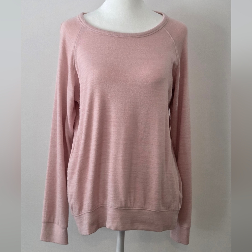 Buffalo David Bitton Light Pink Long Sleeve Sweater